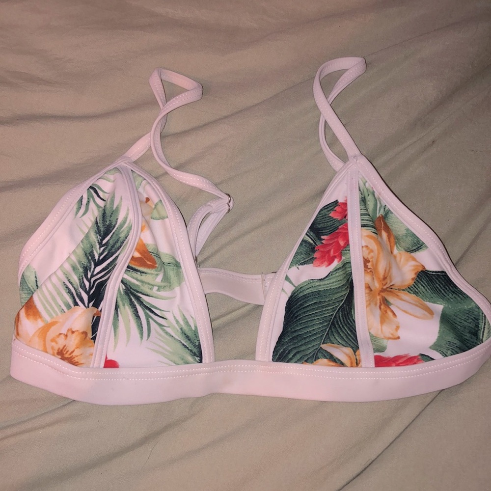 FLORAL BIKINI TOP